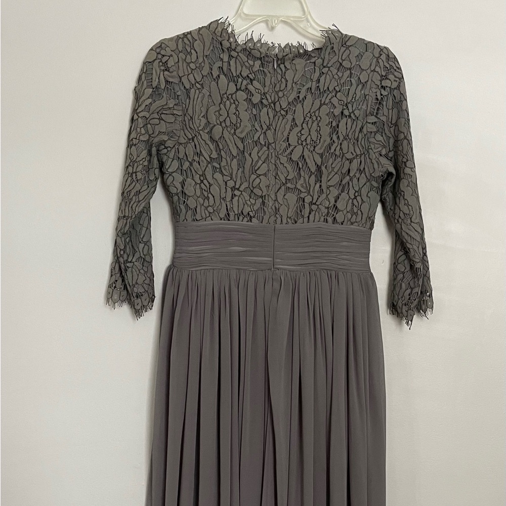Dainty Jewells Charcoal Lace Maxi Dress - Picture 5 of 5